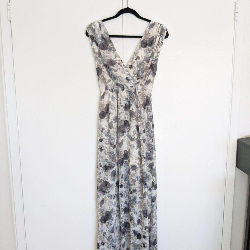 Modcloth floral maxi sun dress
